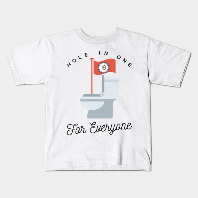 The 19th hole Kids T-Shirt by GMAT